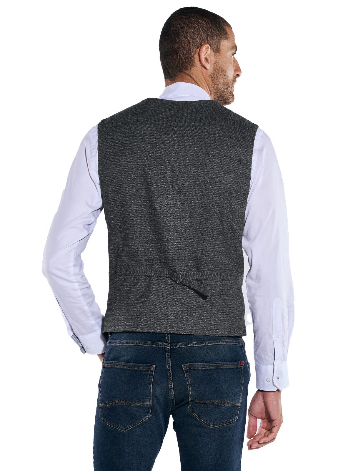 Engbers Anzugweste engbers Herren Sakko-Weste regular, Anthrazit günstig online kaufen