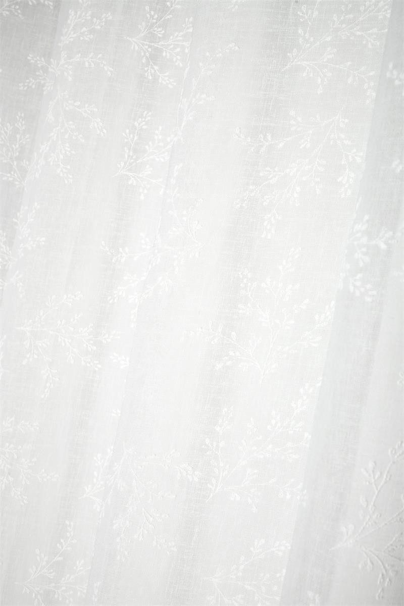 STOF Gardine Vorhang mit Ösen, SAMANTHA, 140 x 260 cm, modern