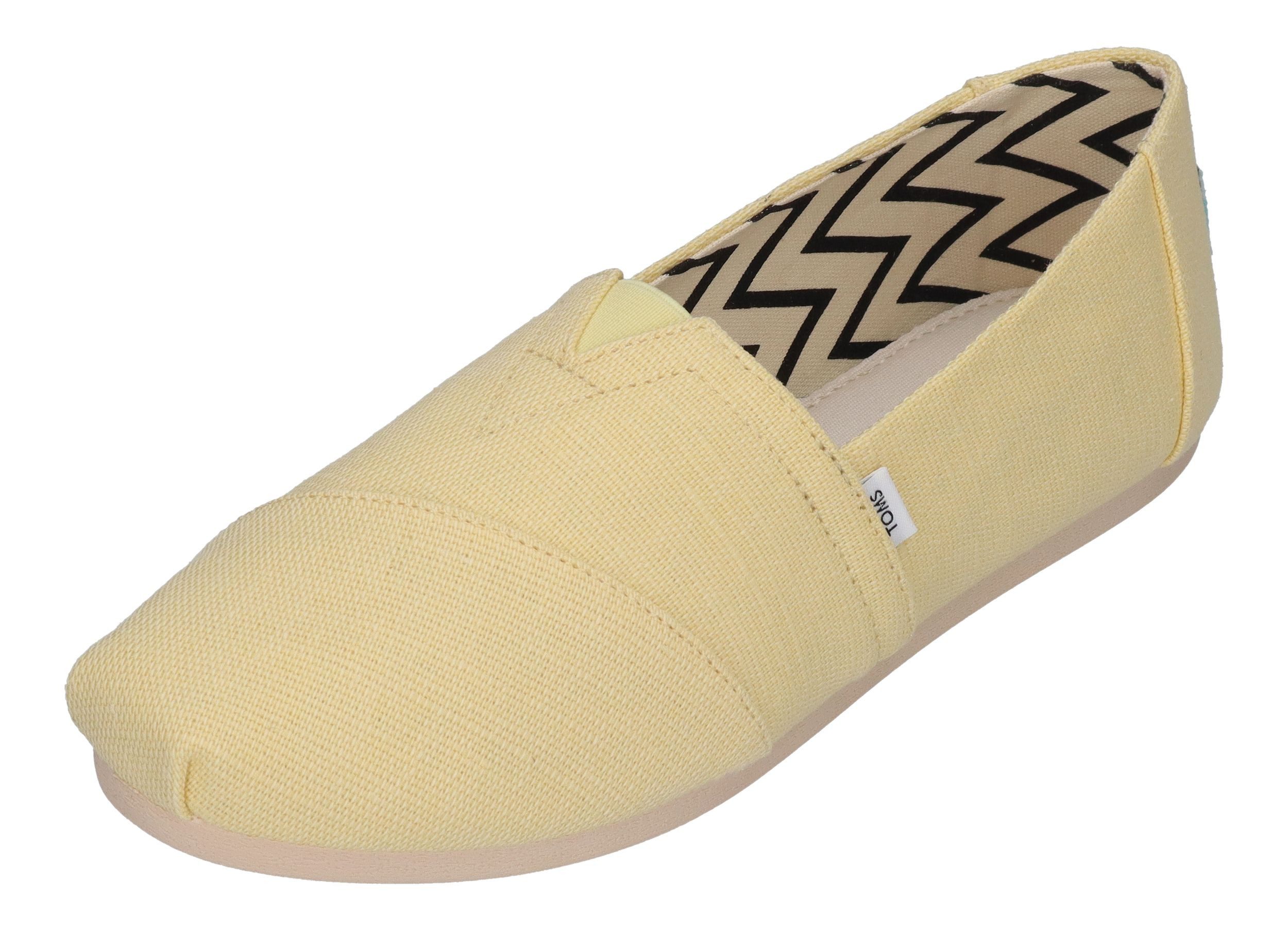 TOMS ALPARGATA Espadrille Banana Yellow Heritage