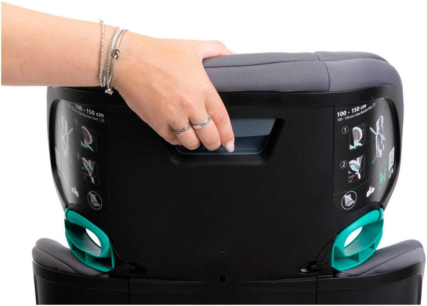 Chicco Autokindersitz Quizy, Lite Stone, ab: ab 3 Jahren, ab: 100 cm, bis: 150 cm, i-Size