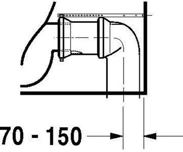 Duravit WC-Komplettset Duravit Stand-WC-Kombination STARCK 3 BI