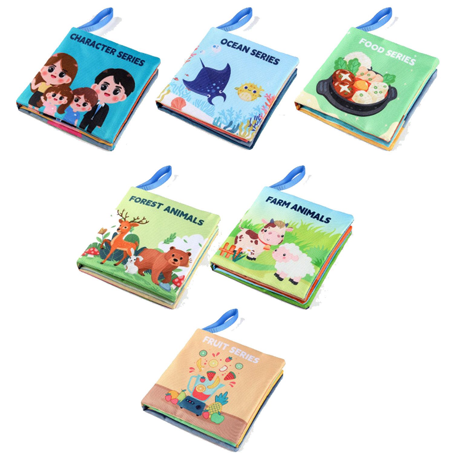 ZEUOPQ Stoffbuch 8-St Baby-Stoffbuch-Set Kleinkinder Lernspielzeug günstig online kaufen