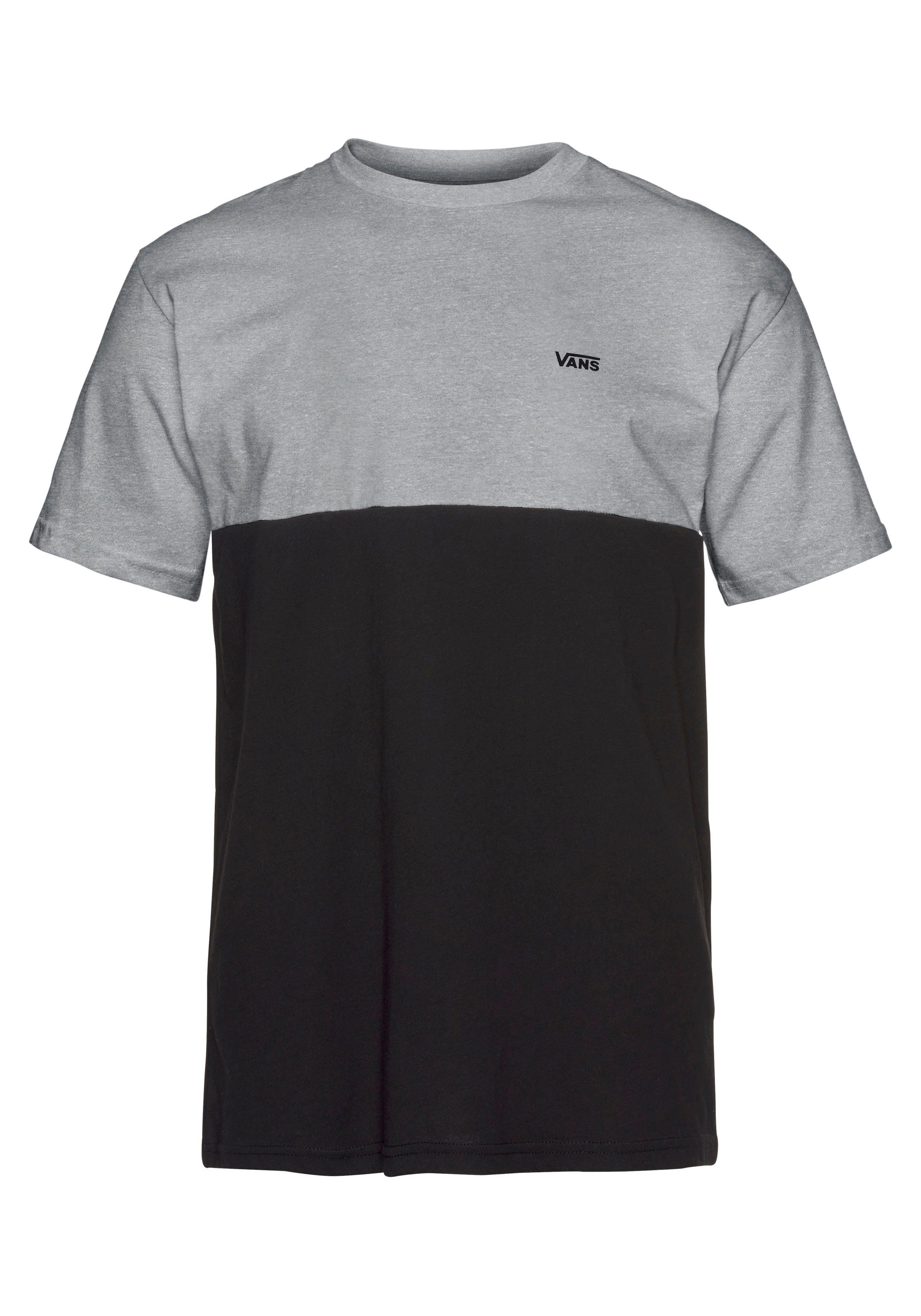 Vans T-Shirt COLOR BLOCK ATHLETIC HEATHER-BLACK