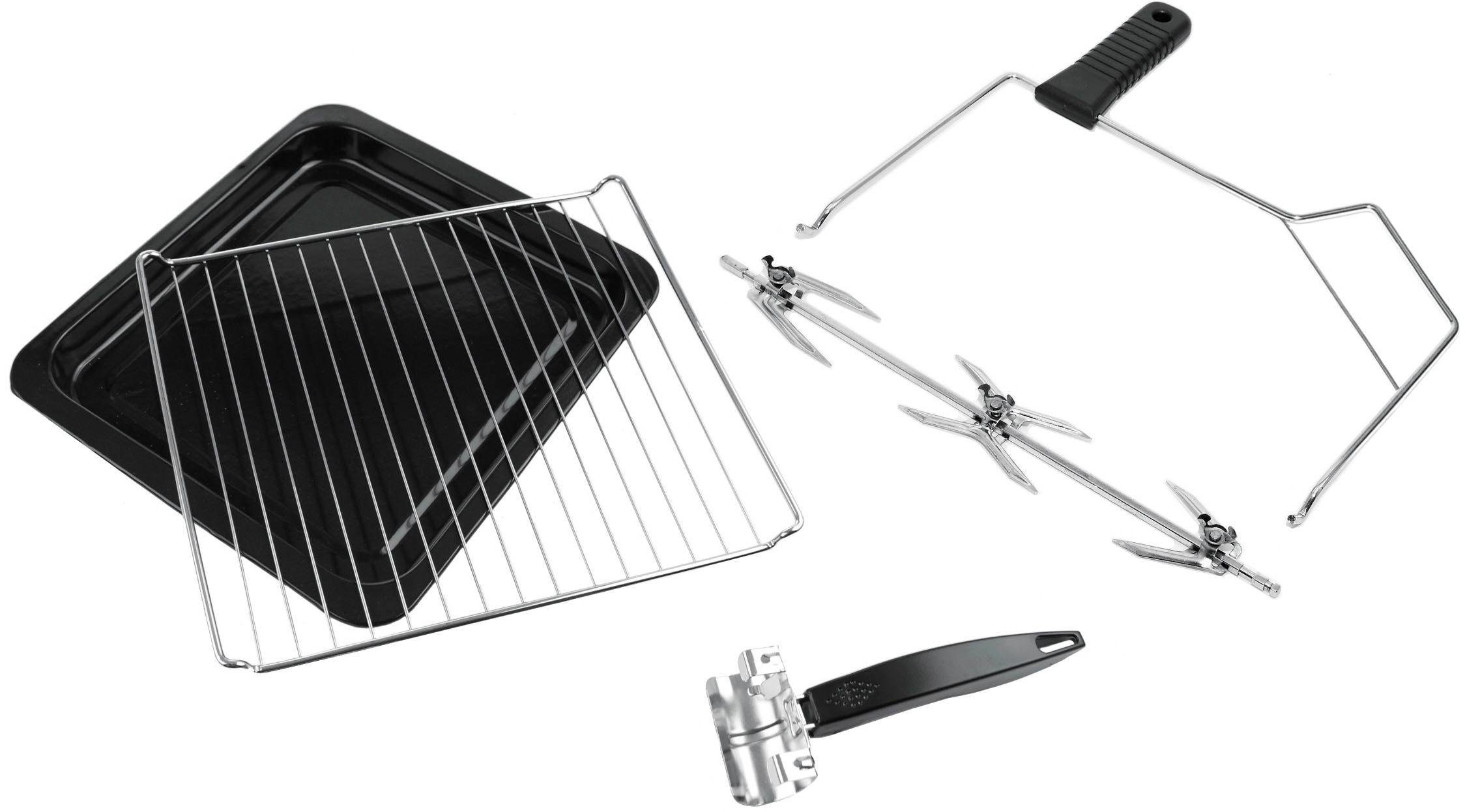 Rommelsbacher Minibackofen Back & Grill Ofen BG 1805/E, für Backformen bis 31,5 cm Ø