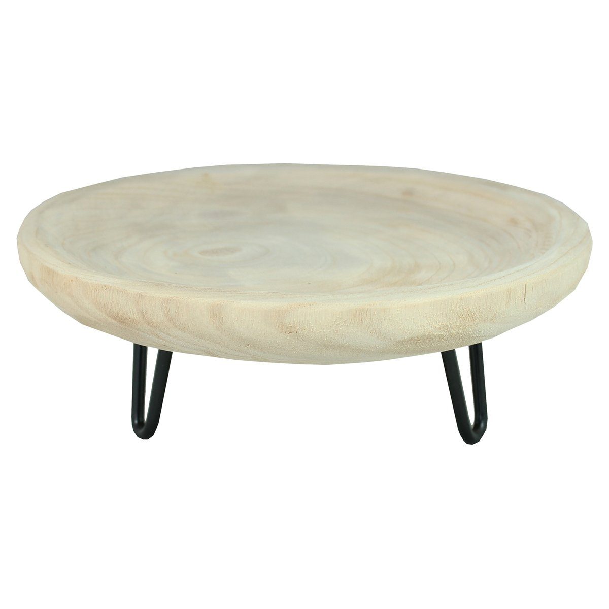 colourliving Dekoschale Holzschale rund 26 cm günstig online kaufen