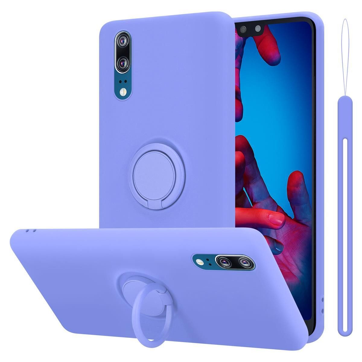 Cadorabo Handyhülle für Huawei P20 Hülle Huawei P20, Robustes Hard Case - Handy Schutzhülle - Hülle - Back Cover Bumper