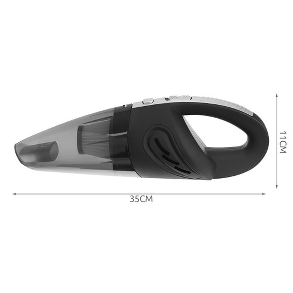 XTROBB Akku-Handstaubsauger Kabelloser Autostaubsauger, 50 W, mit Beutel, inkl. Fugendüse, Bürste, flexiblem Schlauch und 2 Adaptern