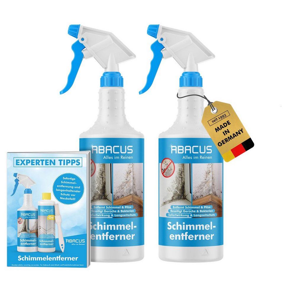 ABACUS Anti-Schimmel-Spray, Schimmelex für Wand und Bad, Anti