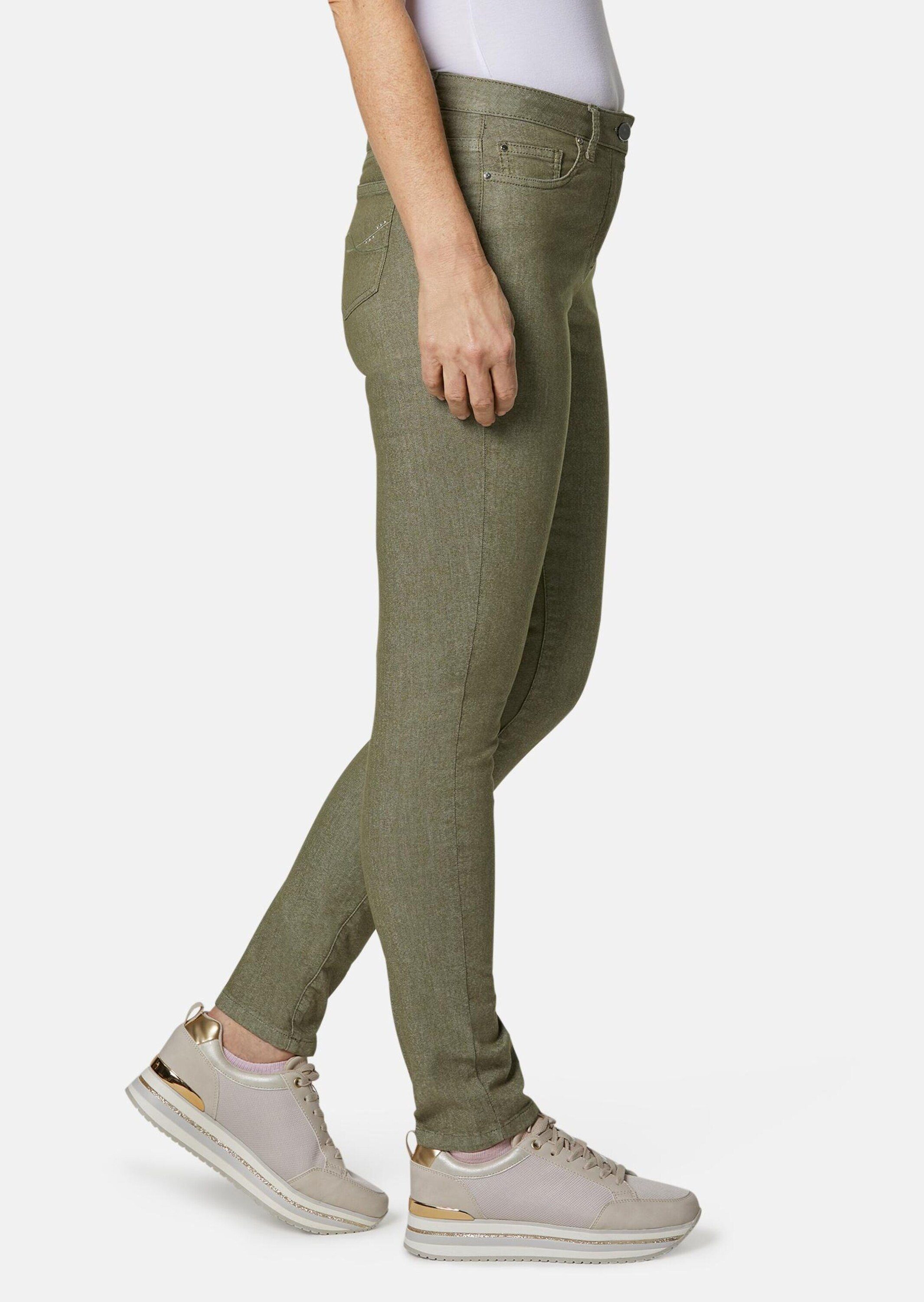 Bequeme Jeans Kurzgröße: Lange Freizeithose BELLA mit Formbund
