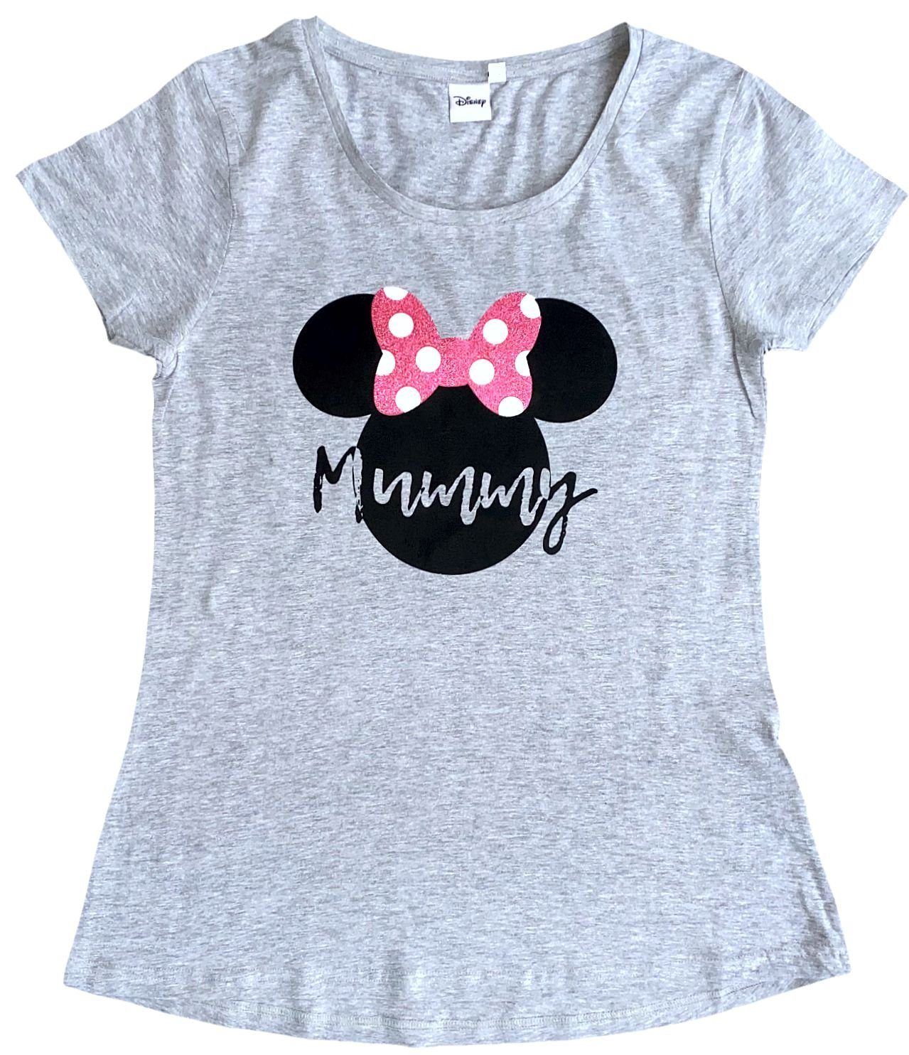Disney Minnie Mouse T-Shirt Minnie Mouse Damen T-Shirt MUMMY für