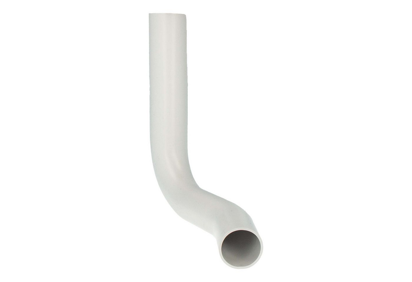 SANIT Spülrohr Spülbogen - versetzt - für WC-Spülkasten - PVC weiß, 80 mm rechts