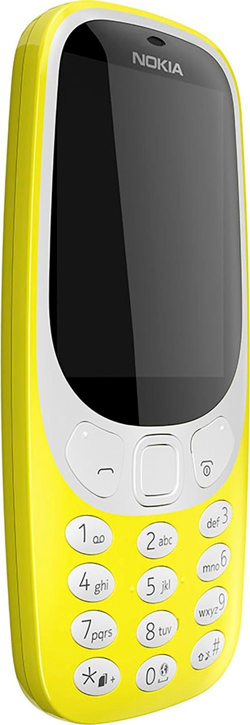 Nokia 3310 Handy (6,1 cm/2,4 MP Kamera) Speicherplatz, 2 Zoll, gelb 16 GB