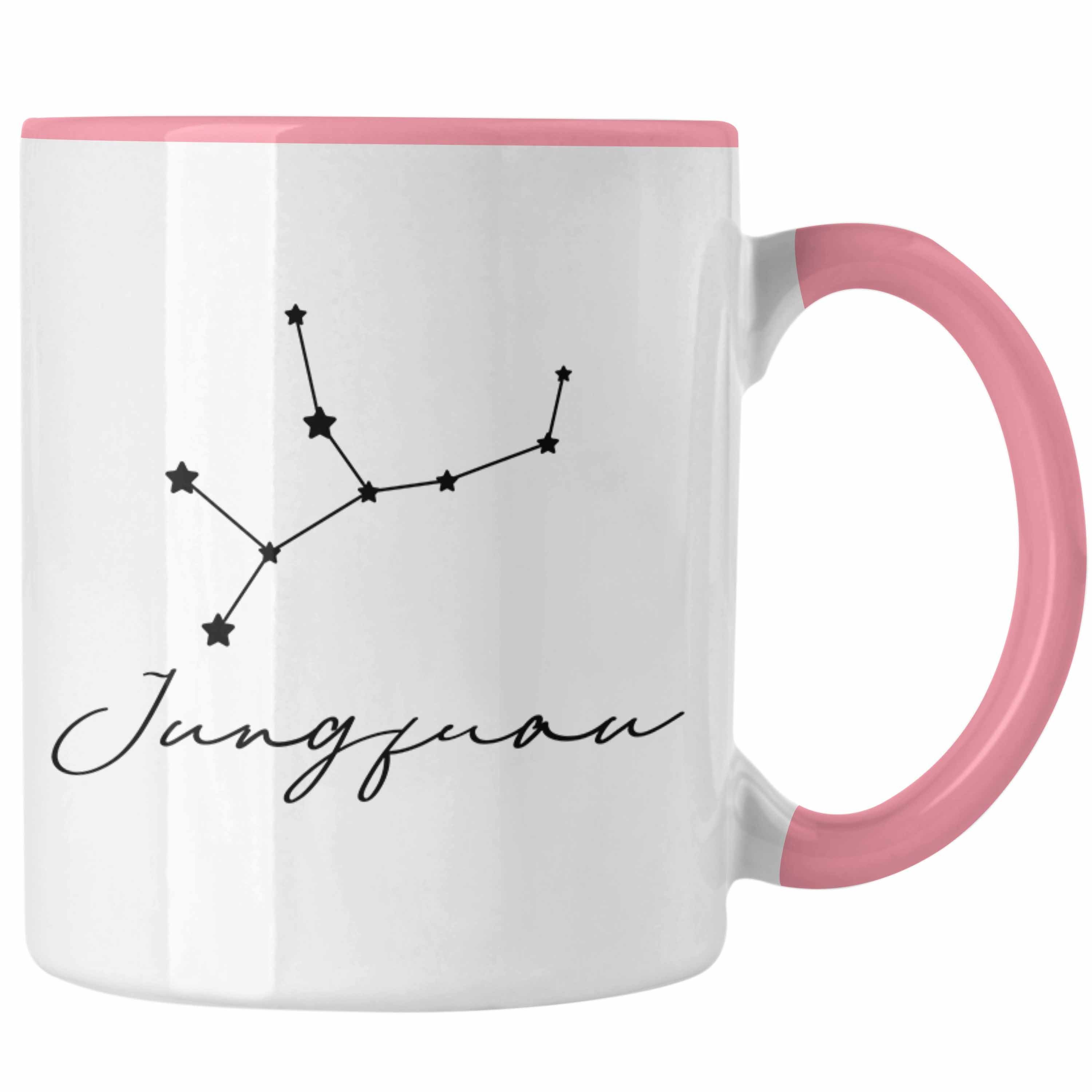 Horoskop Trendation Trendation Tasse Rosa Tasse Tierkreiszeichen Sternzeichen - Jungfrau Geschenk