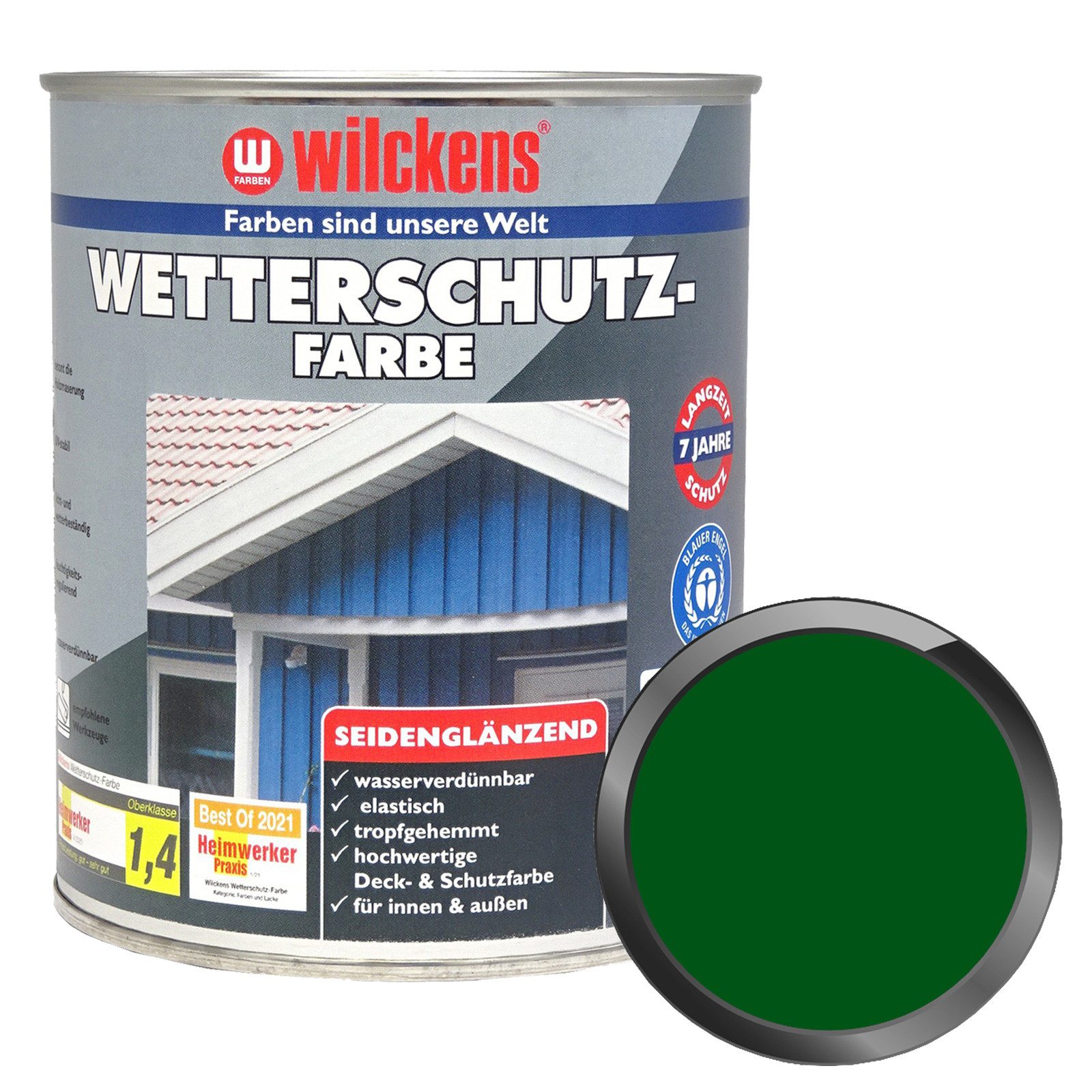 Wilckens Farben Wetterschutzfarbe Wetterschutzfarbe - 2.5 Liter