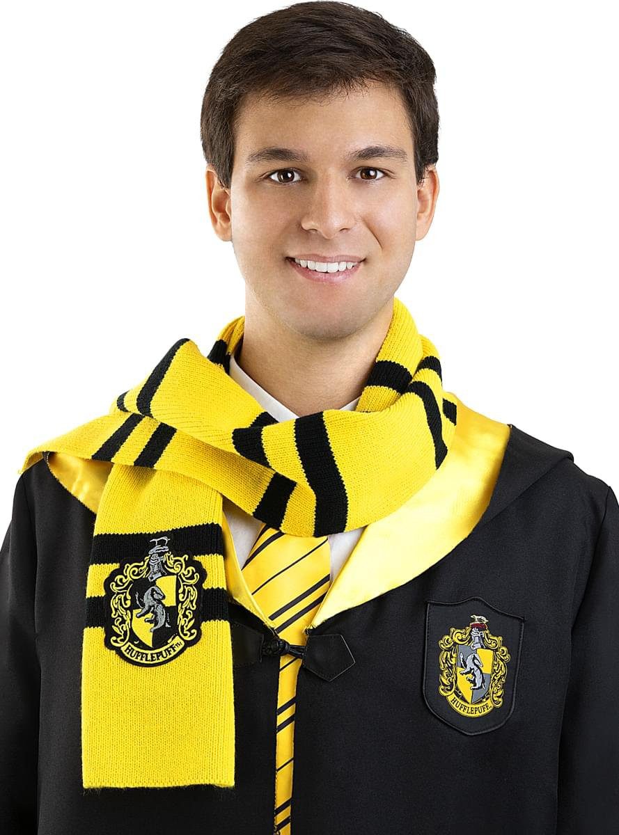 Funidelia Zauberer-Kostüm Harry Potter – Hufflepuff Schal, Hogwarts-Schal i günstig online kaufen