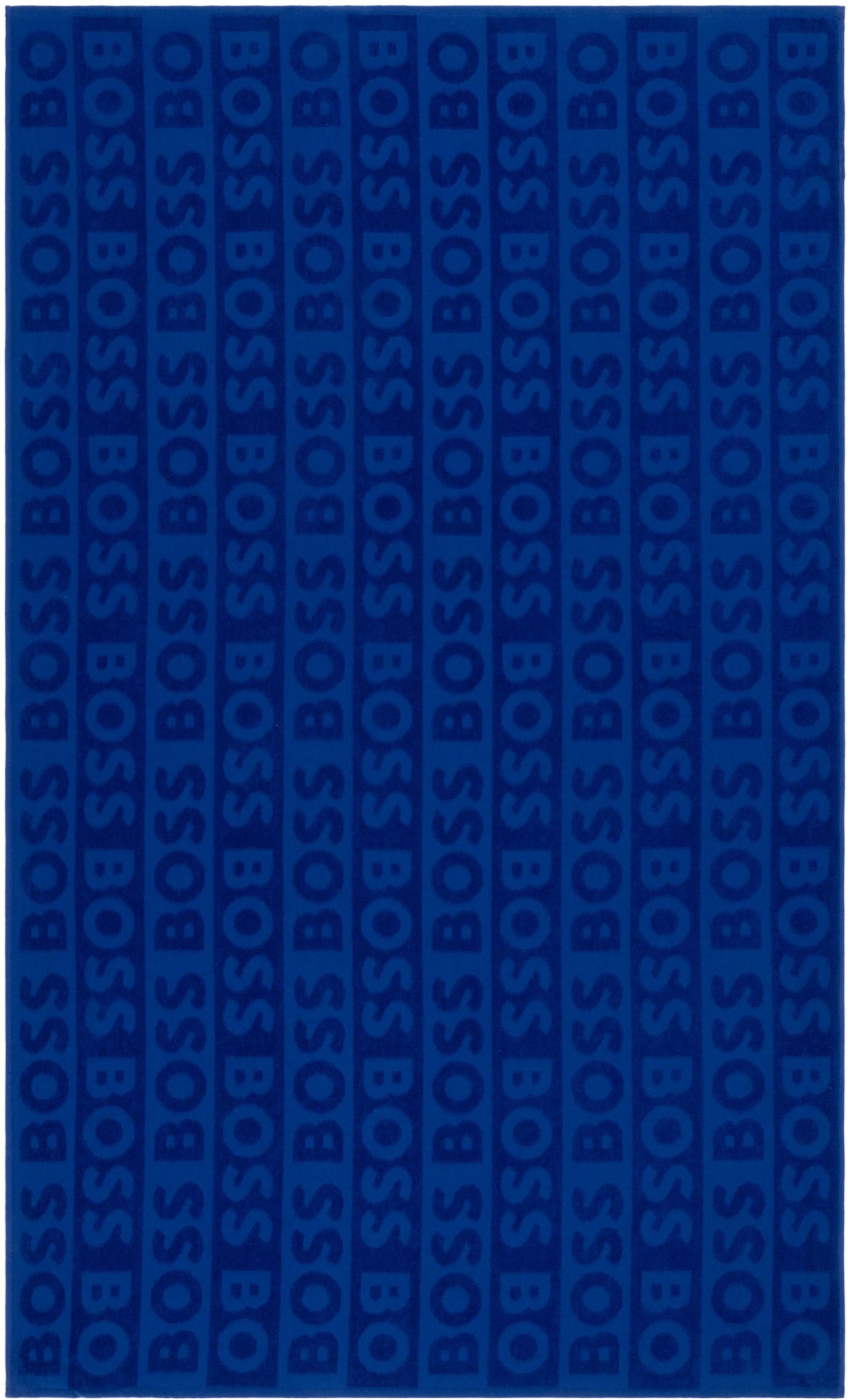 BOSS Home Strandtuch FONT, Frottiervelours (1-St), mit BOSS Schriftzug, 100% Baumwolle