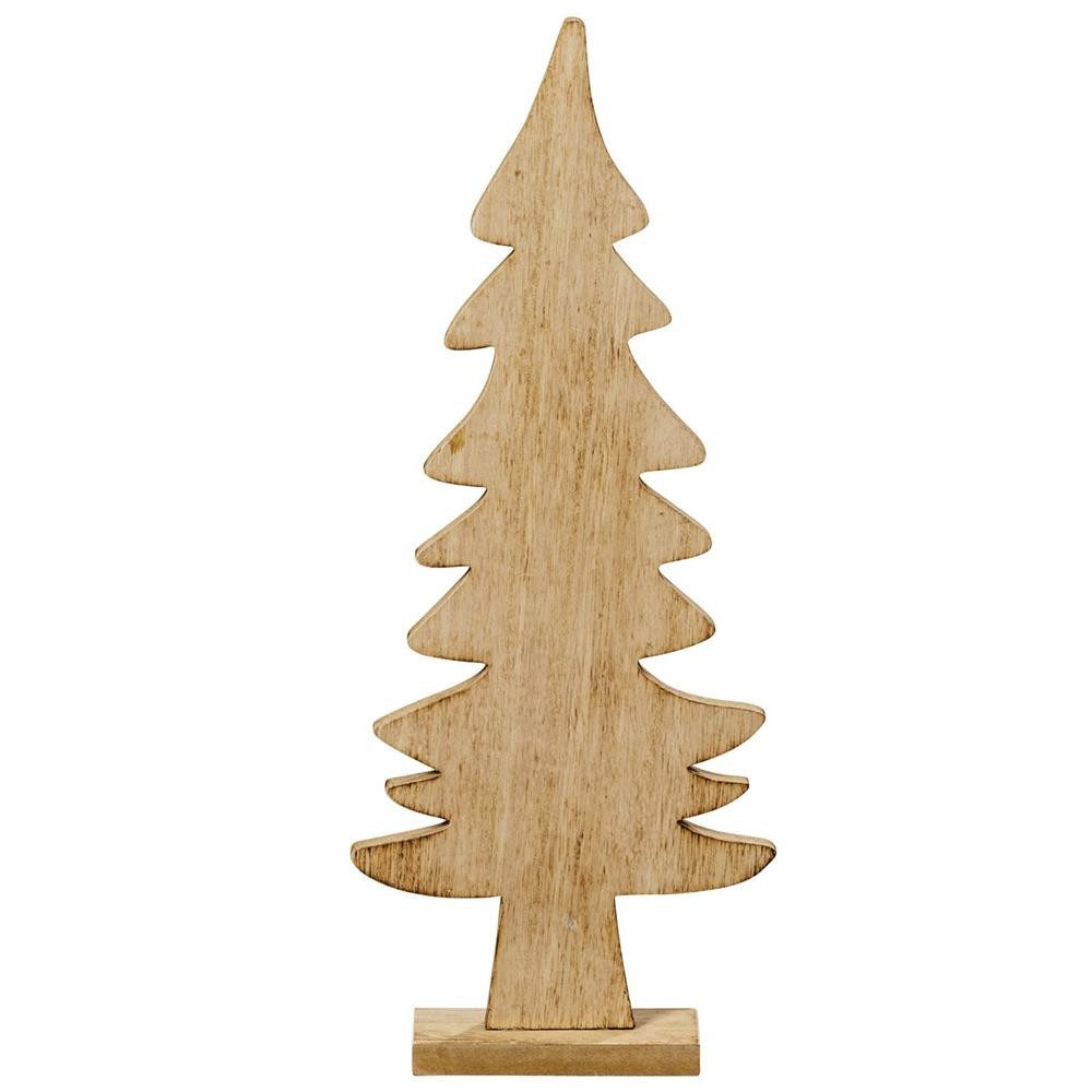 BOLTZE Dekobaum Dekoaufsteller Kjell Baum 61 cm, Holz Weihnachtsbaum Tannenbaum Holzdekoration Aufsteller