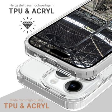 JT Berlin Handyhülle Pankow Clear - iPhone 15, Stoßabsorbierend, Wireless Charging Qi kompatibel, Anti-Fingerabdruck