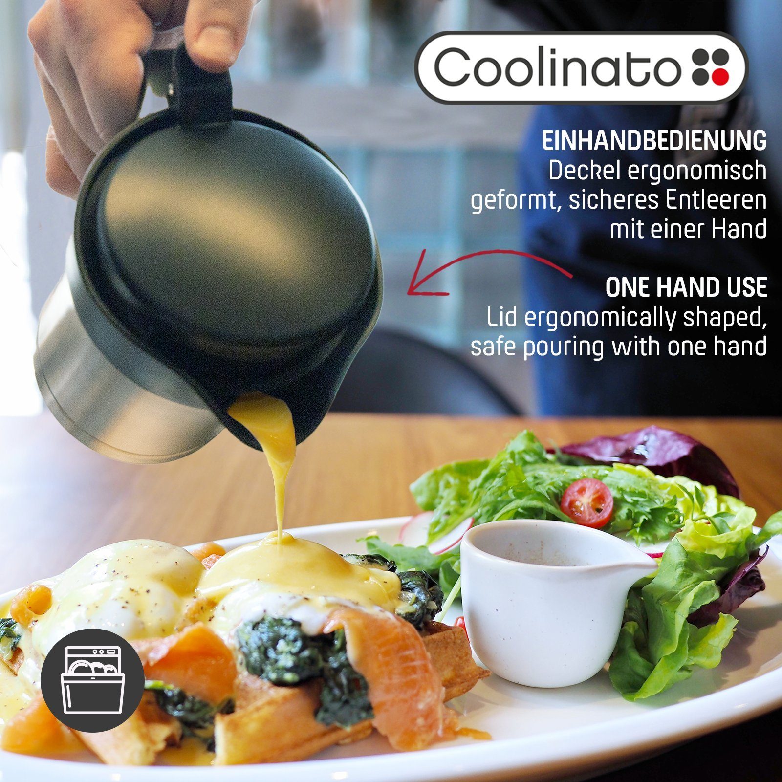 Coolinato Sauciere Coolinato Thermo Sauciere 400ml, edelstahl