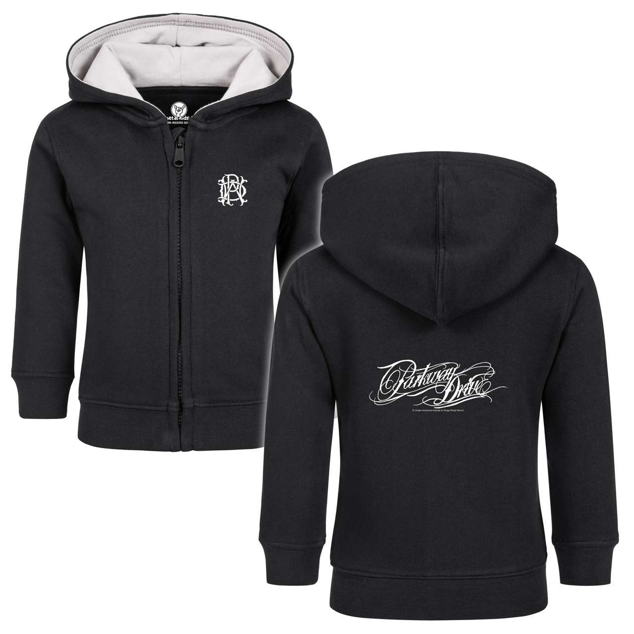 Kapuzensweatjacke mit Parkway Drive (Logo) Aufdruck für Babys (0–24 M)