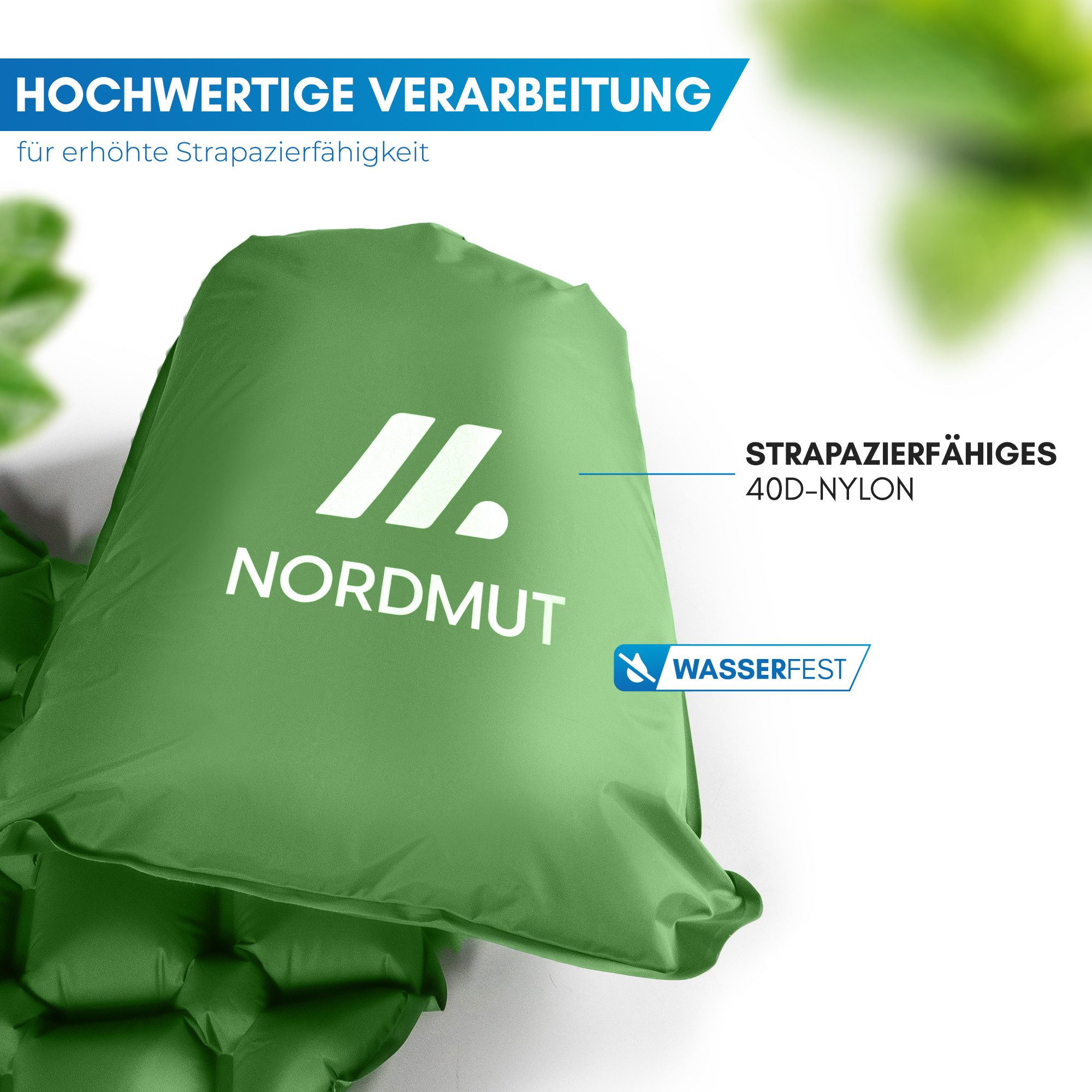 Nordmut Isomatte Pumpsack für Isomatten [12 mm Düsengröße]