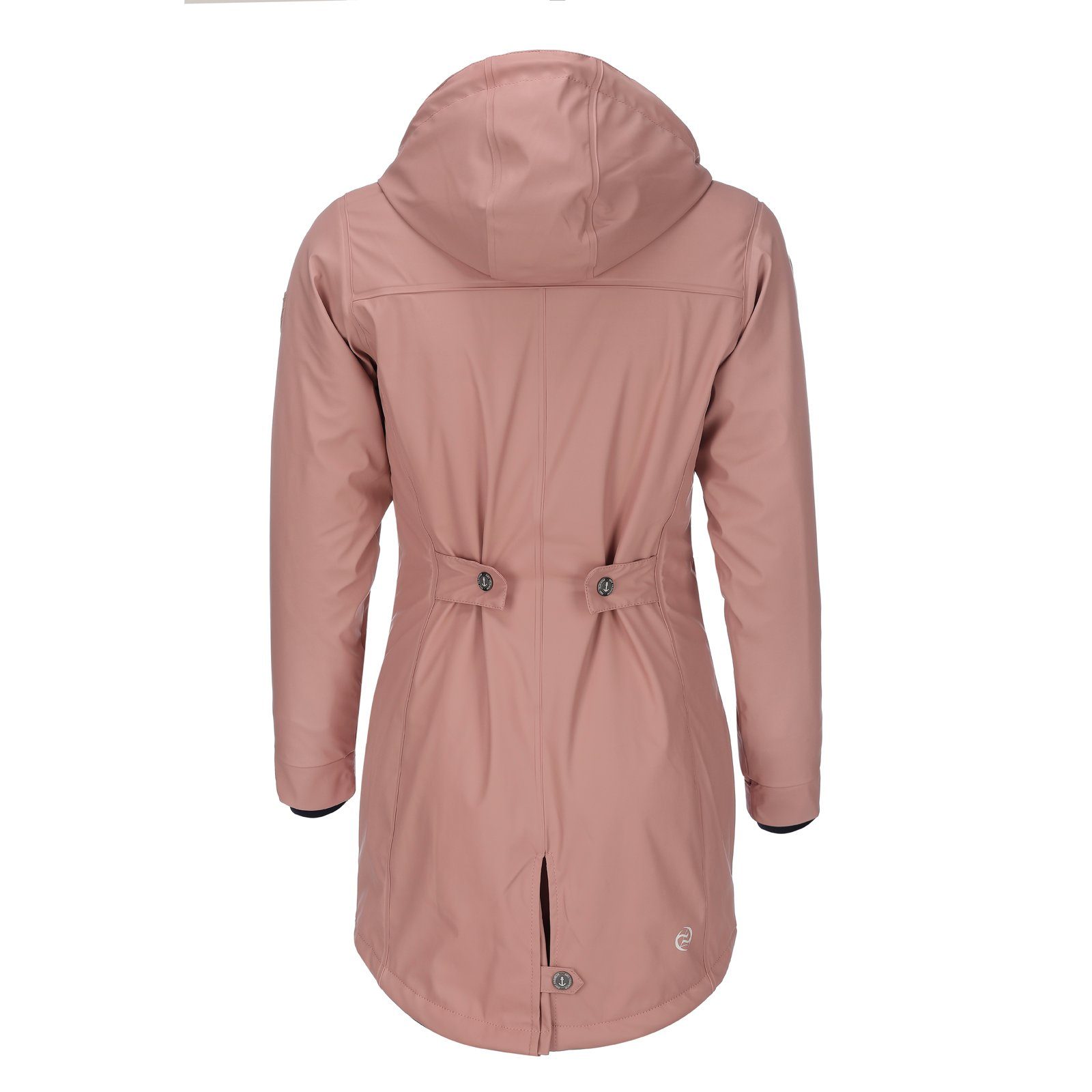 Dry Fashion Regenmantel Malmö Damen Regenjacke Malmö Kapuze und Teddyfleece - wind- und wasserdicht