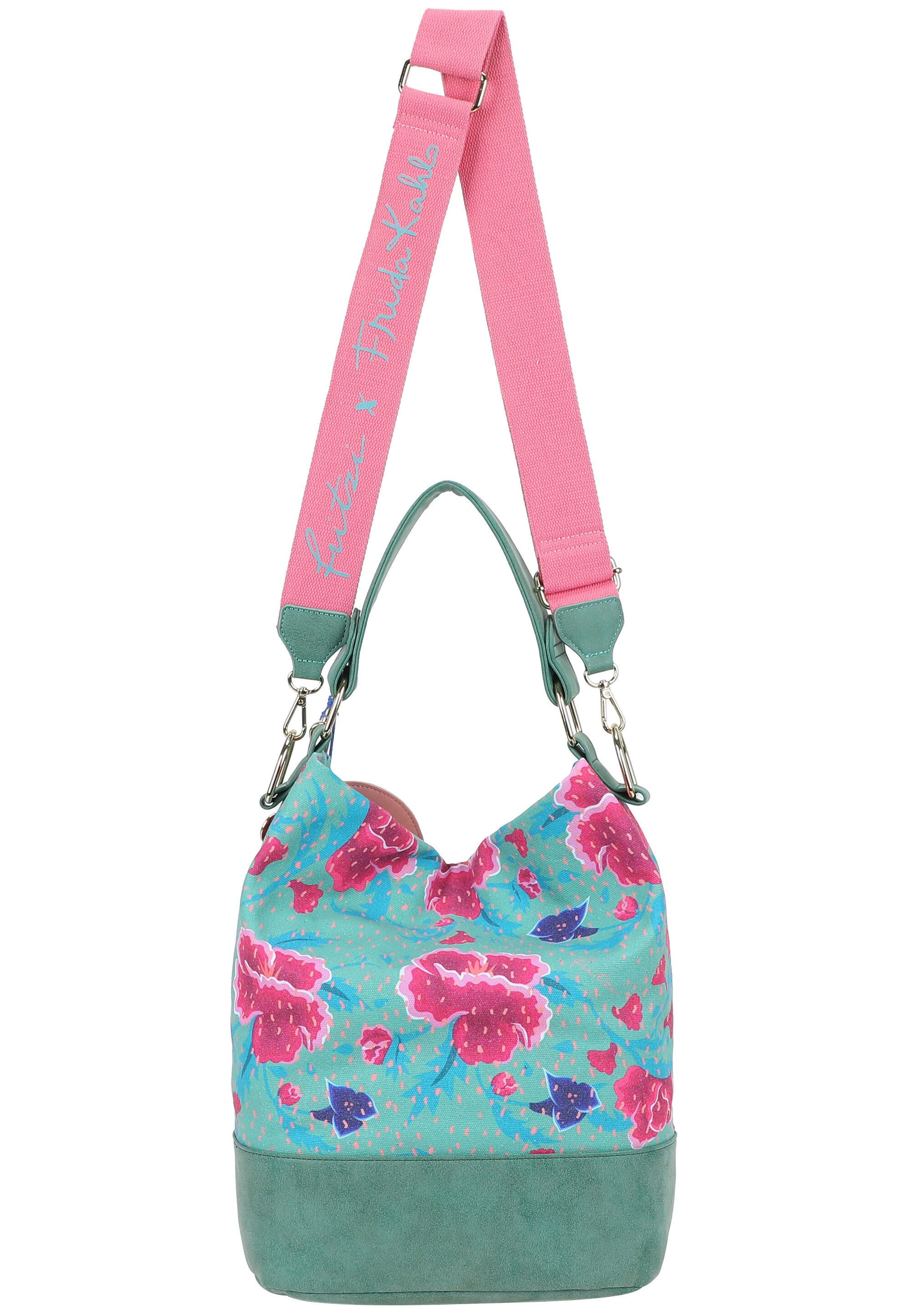 Fritzi aus Preußen Umhängetasche Fritzi x Frida Kahlo (2-tlg), mit Blumenprint