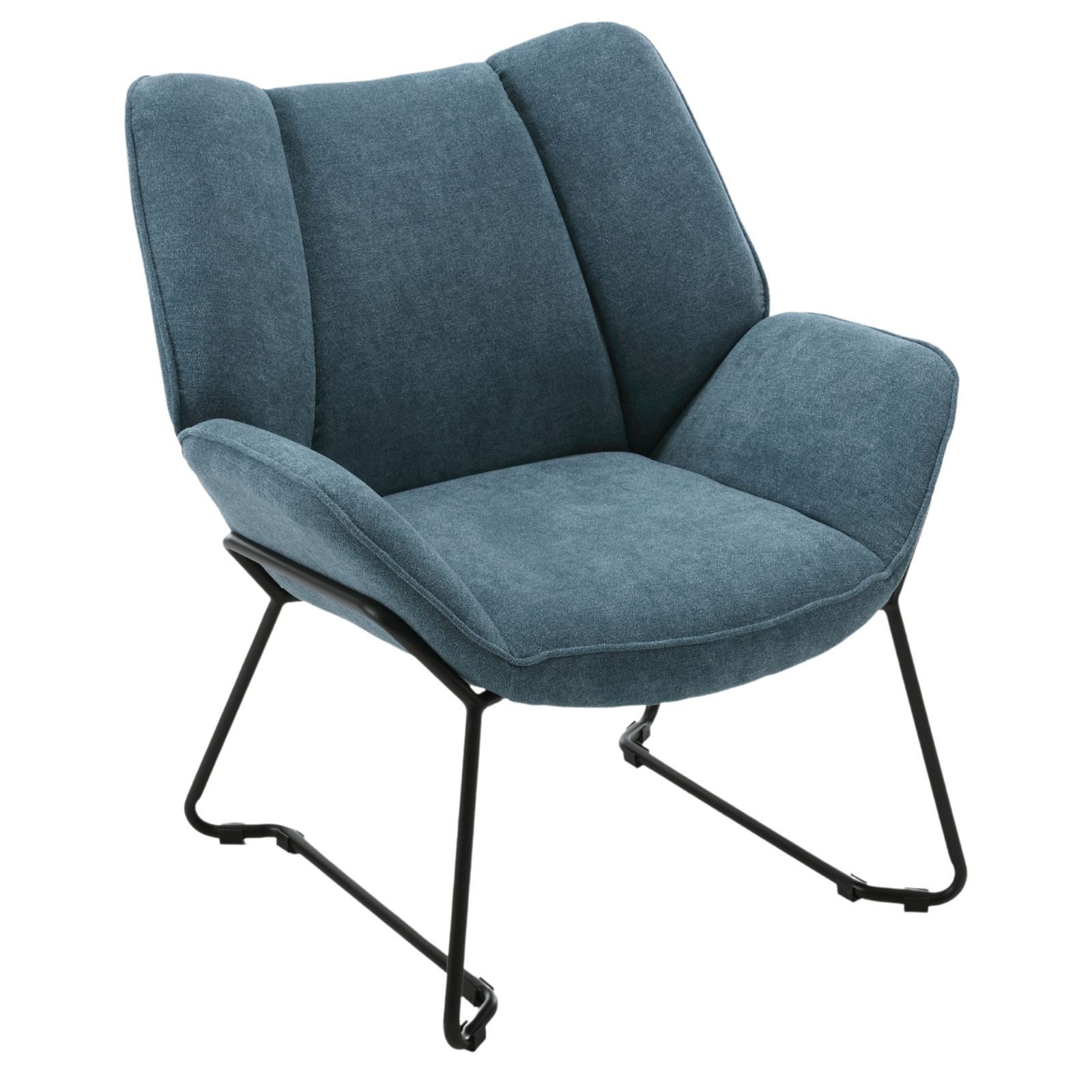 CHAIRUS Sessel Relaxsessel Ohrensessel Freizeitsessel Polsterstuhl mit Metallbeinen (1-St), Gepolsterter Lehnensessel für Wohnzimmer, Schlafzimmer