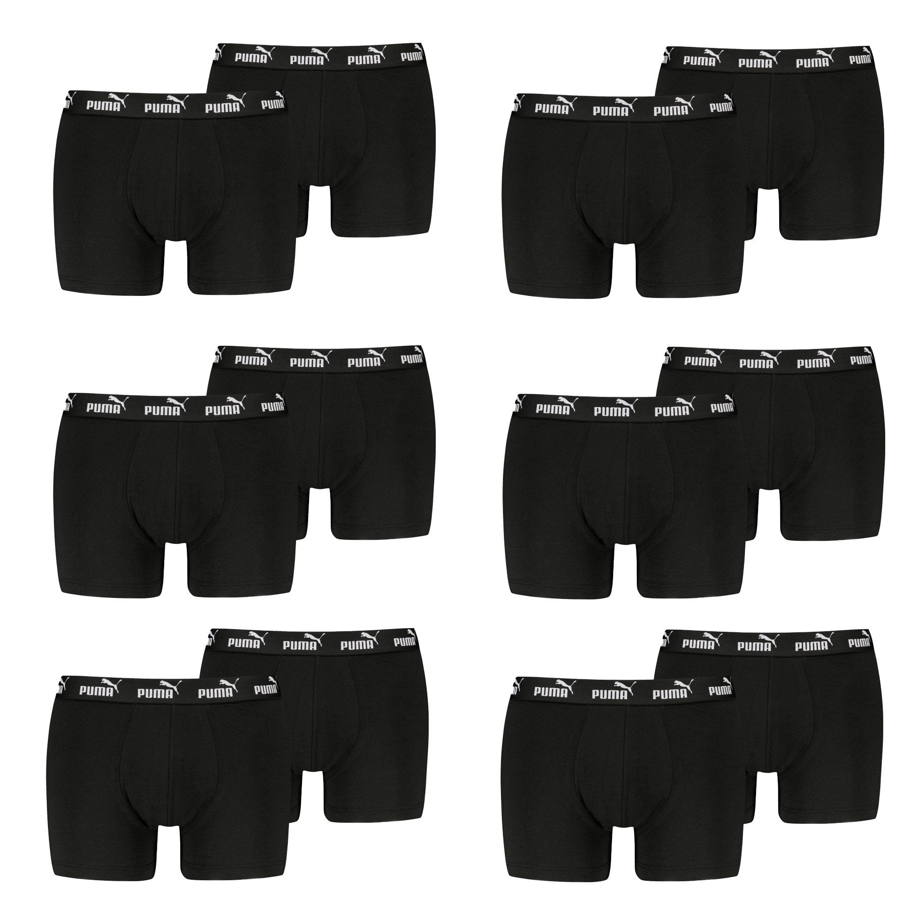 PUMA Boxershorts (Packung, 12er-Pack) Klassische Unterwäsche für Männer günstig online kaufen