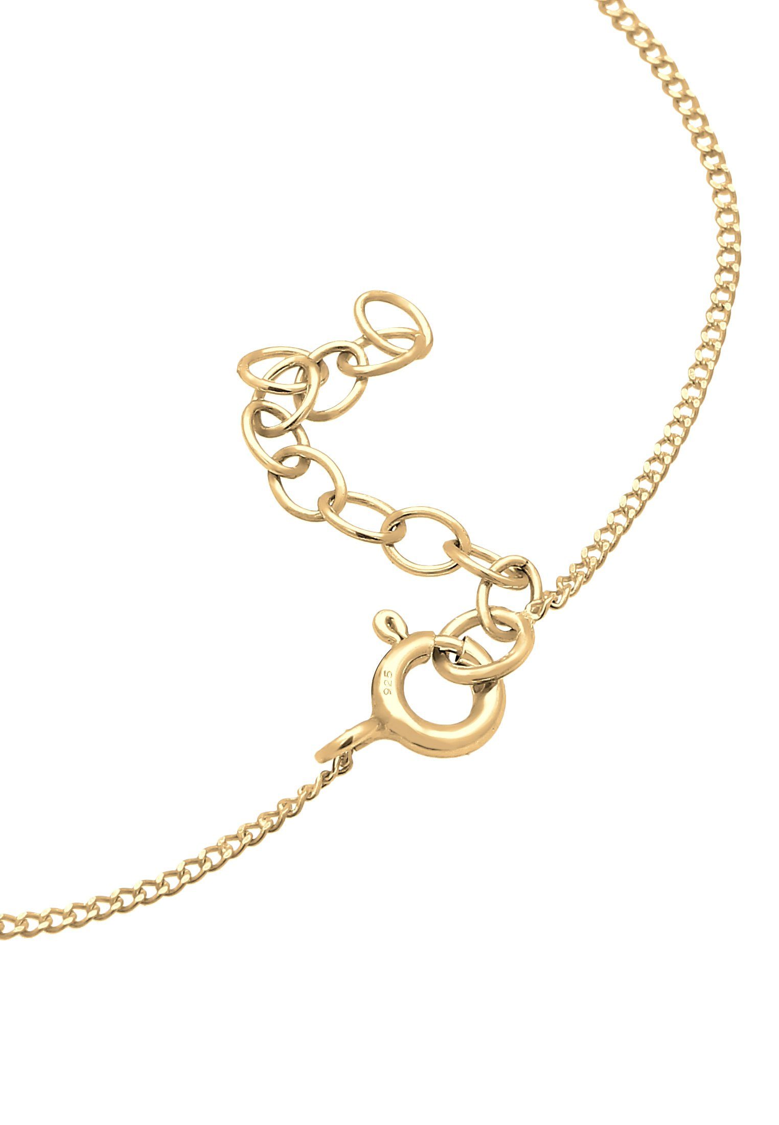 Elli Armband Smiling Plättchen Trend 925 Silber (kein Set, 1-tlg), mit Smiling Face