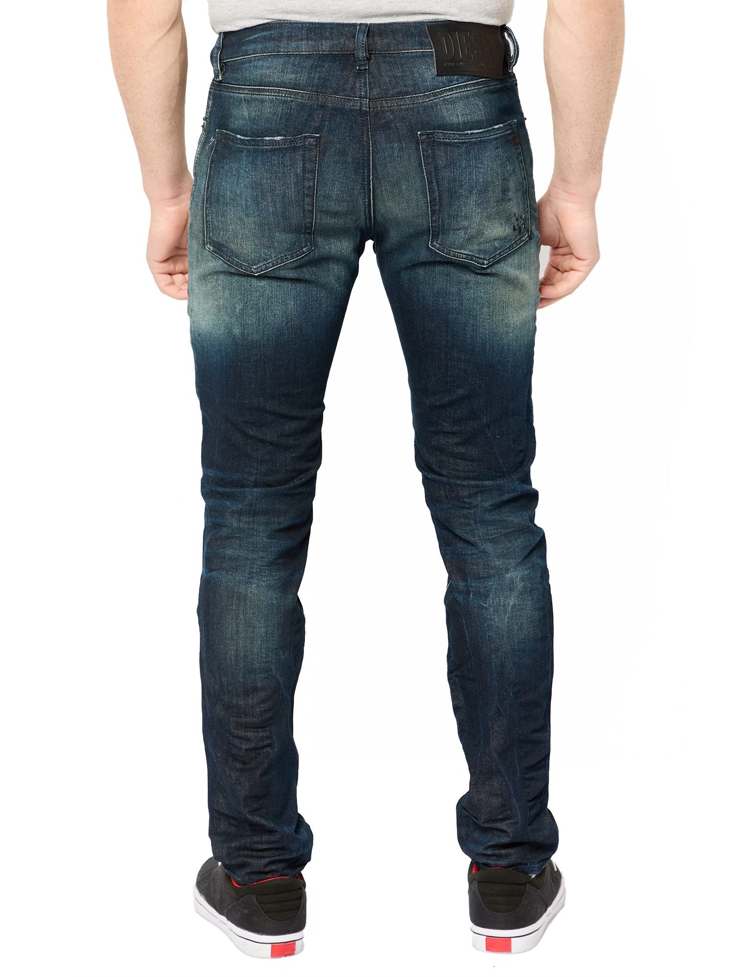 Diesel Slim-fit-Jeans Superstretch Paint-Look - D-Strukt 09B50 - W34 L32 günstig online kaufen