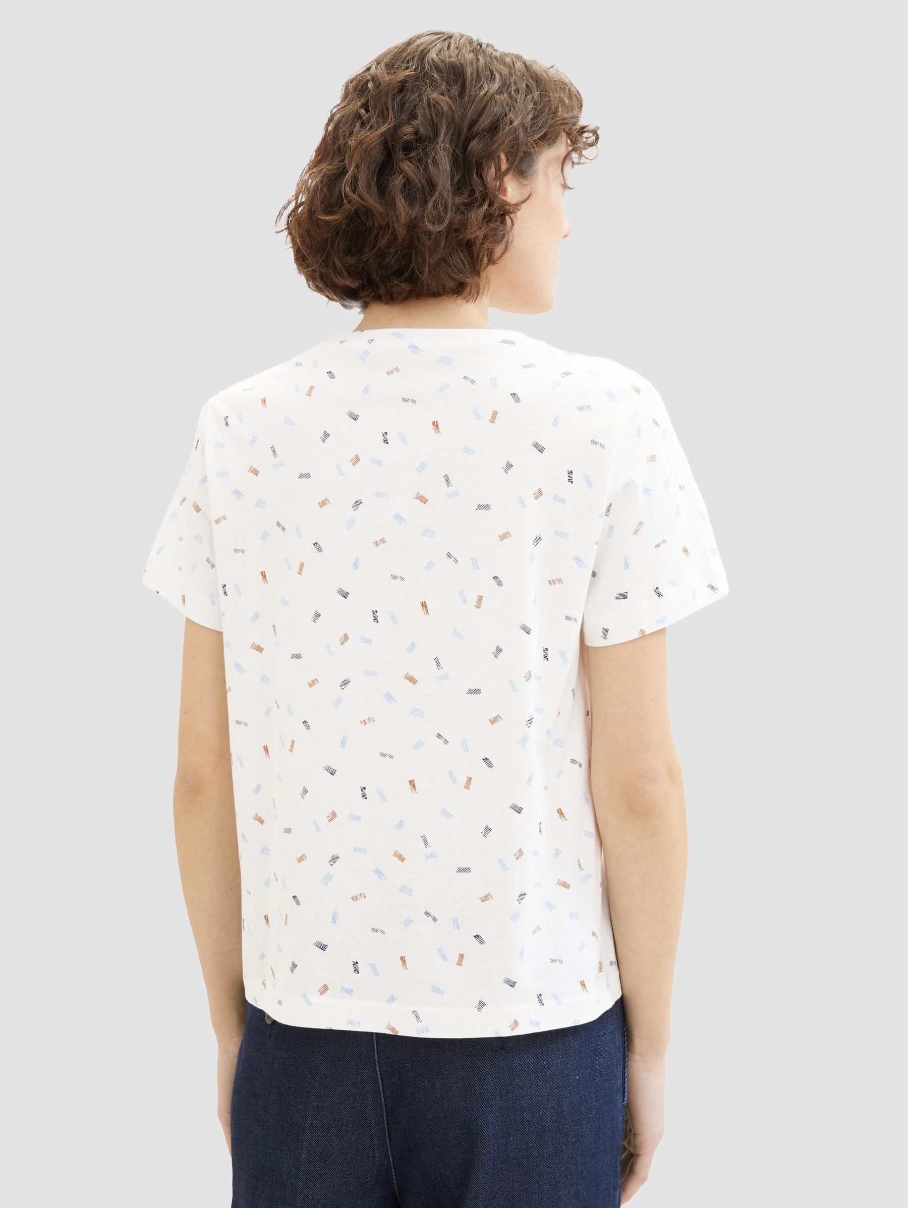 TOM TAILOR T-Shirt 2er-Set Rundhals Kurzarm mit Print (2-tlg) T-Shirt mit Print