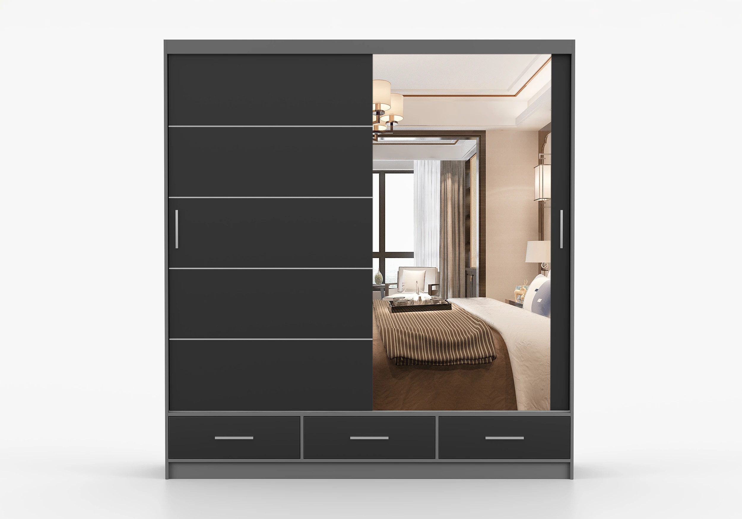 imoebel24 Schwebetürenschrank FLORENCE 203 cm - günstig online kaufen