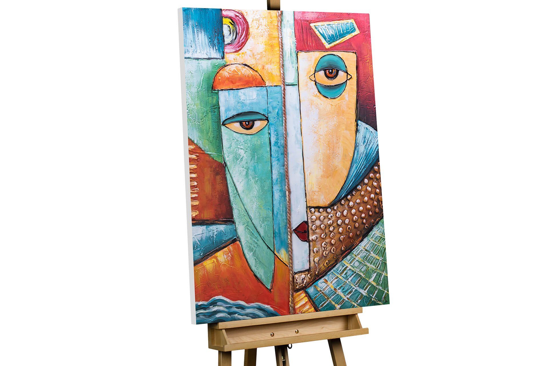 KUNSTLOFT Gemälde Reise ins Bewusstsein 75x100 cm, Leinwandbild 100% HANDGE günstig online kaufen