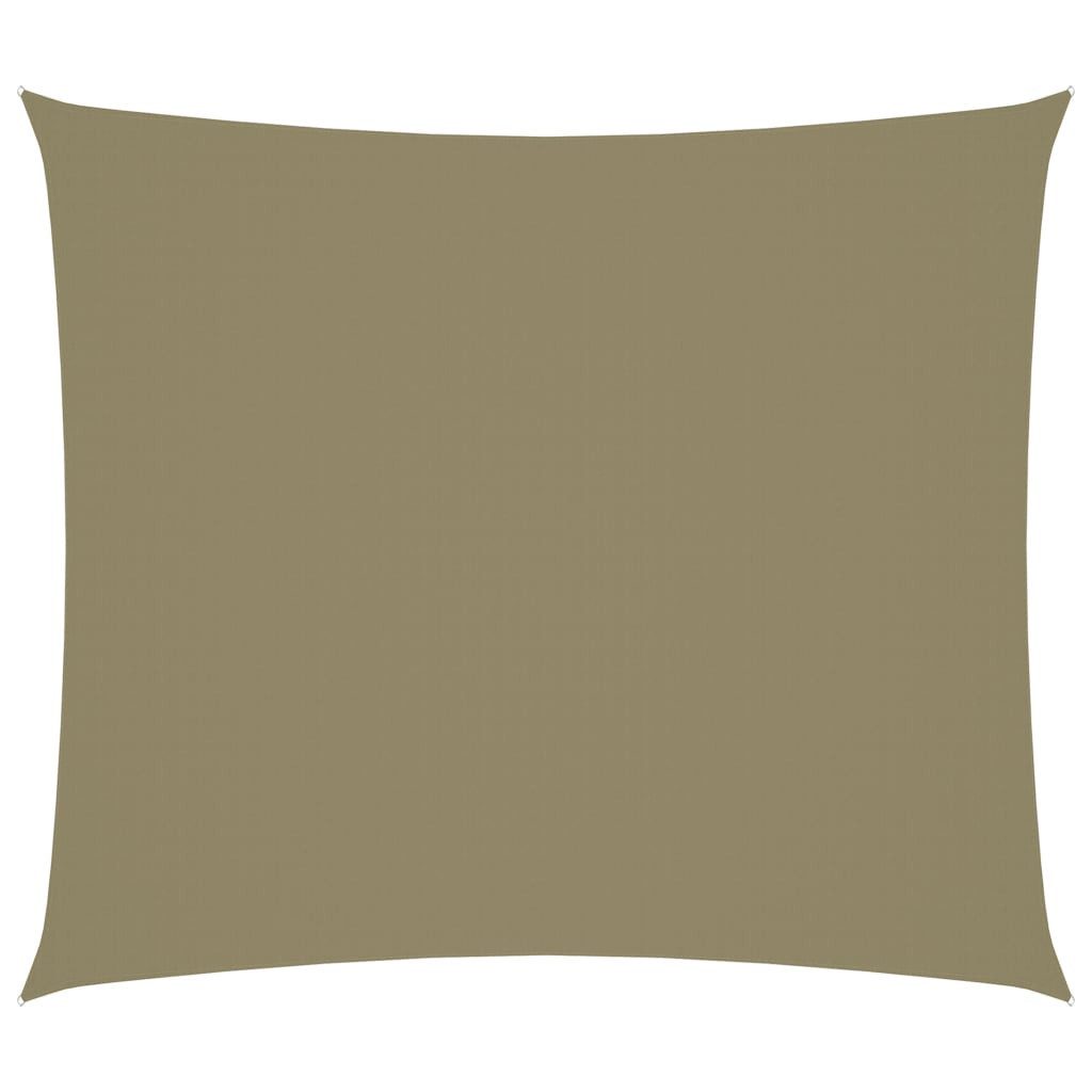 Sonnensegel 25 x 3 m Sonnensegel Oxford-Gewebe Rechteckig 2,5x3 m Beige Beschattun