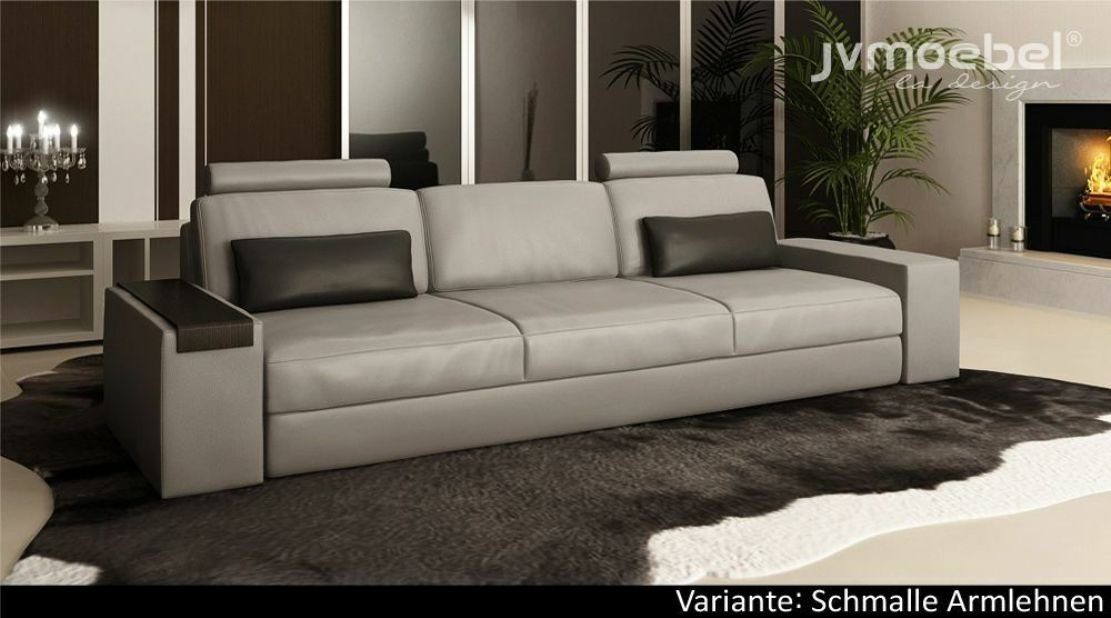 JVmoebel Sofa Großes Sofa Couchen 3 Sitzplatz Sofa Couch Polser Sitz Dreisitzer, Made in Europe