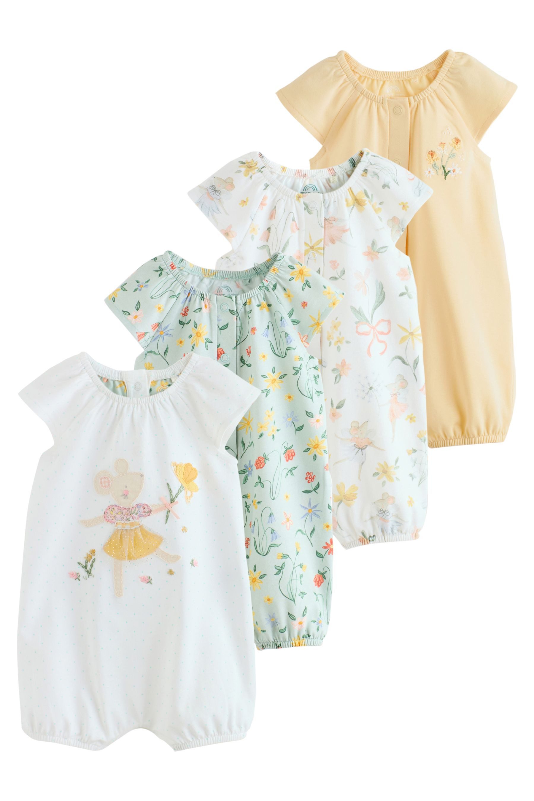 Next Strampler Baby-Strampler aus Jersey (4-tlg)
