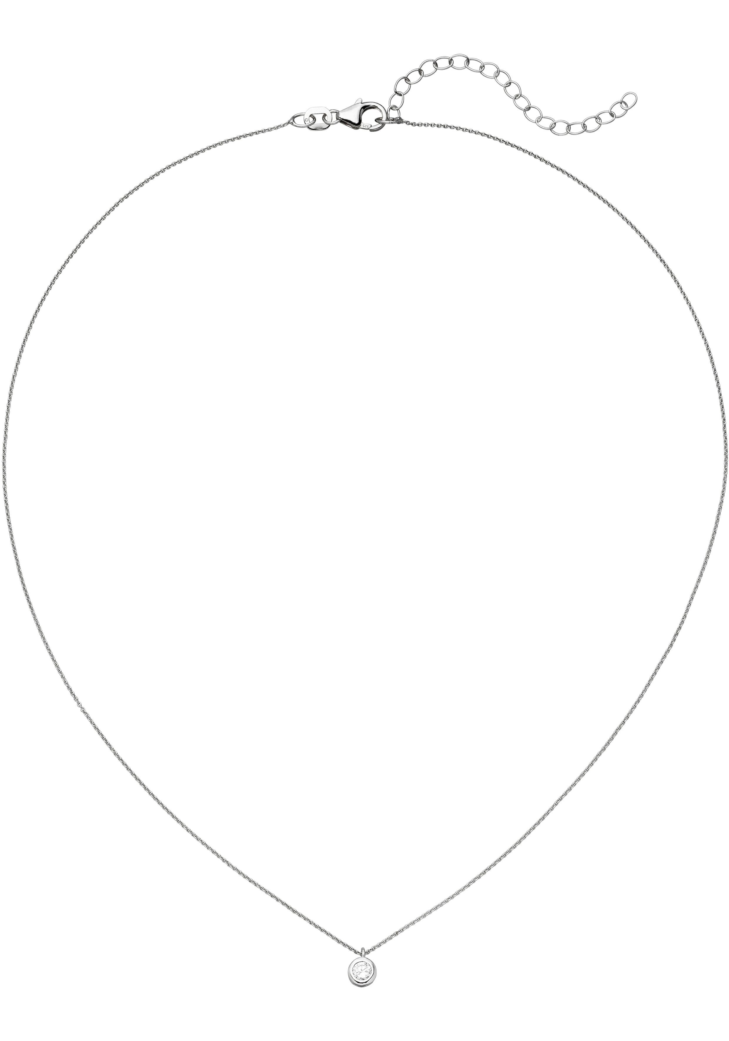 JOBO Collier, 925 Silber mit Zirkonia 43...
