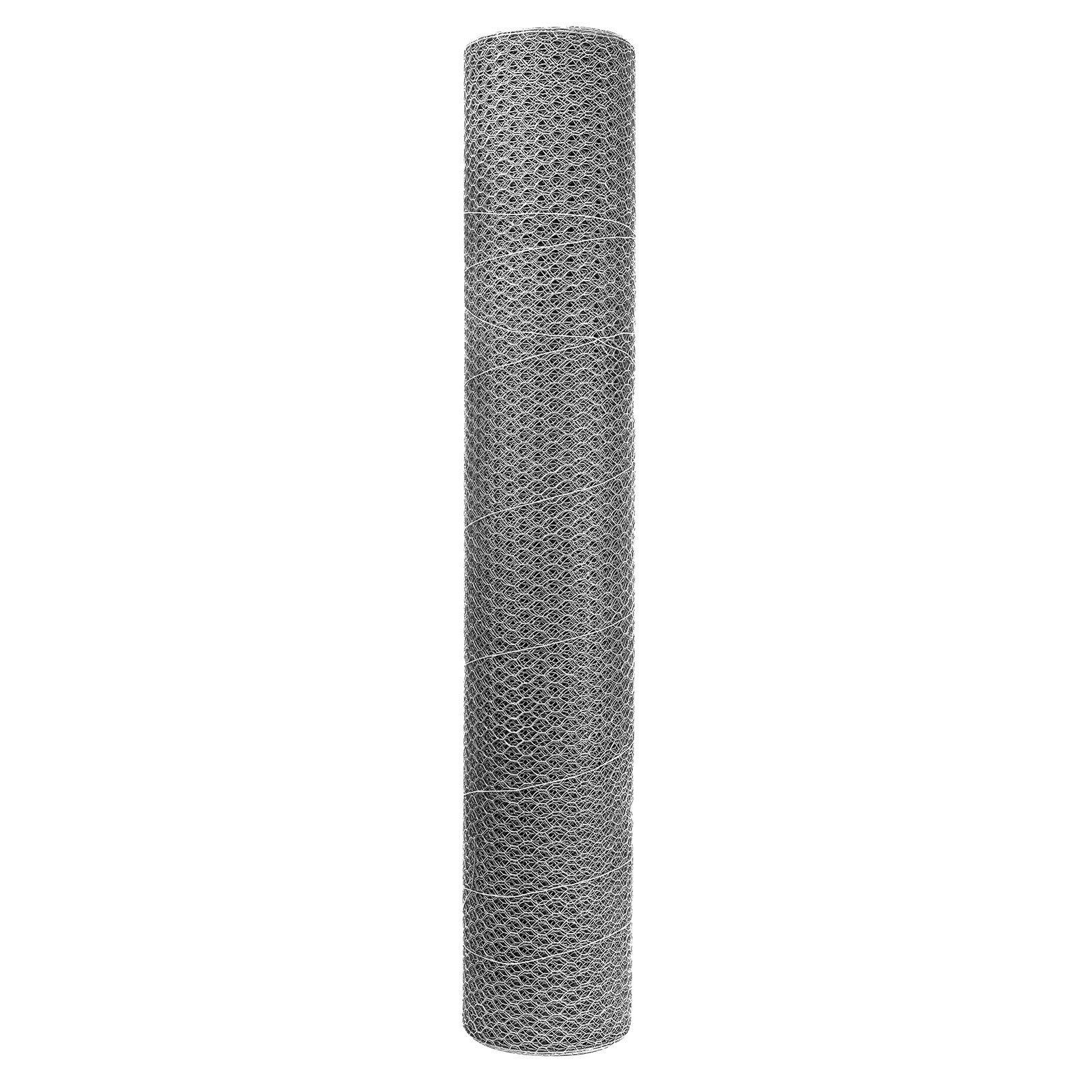 DEMA Geflechtzaun Drahtgeflecht 6eck 13mm 1x25m verzinkt