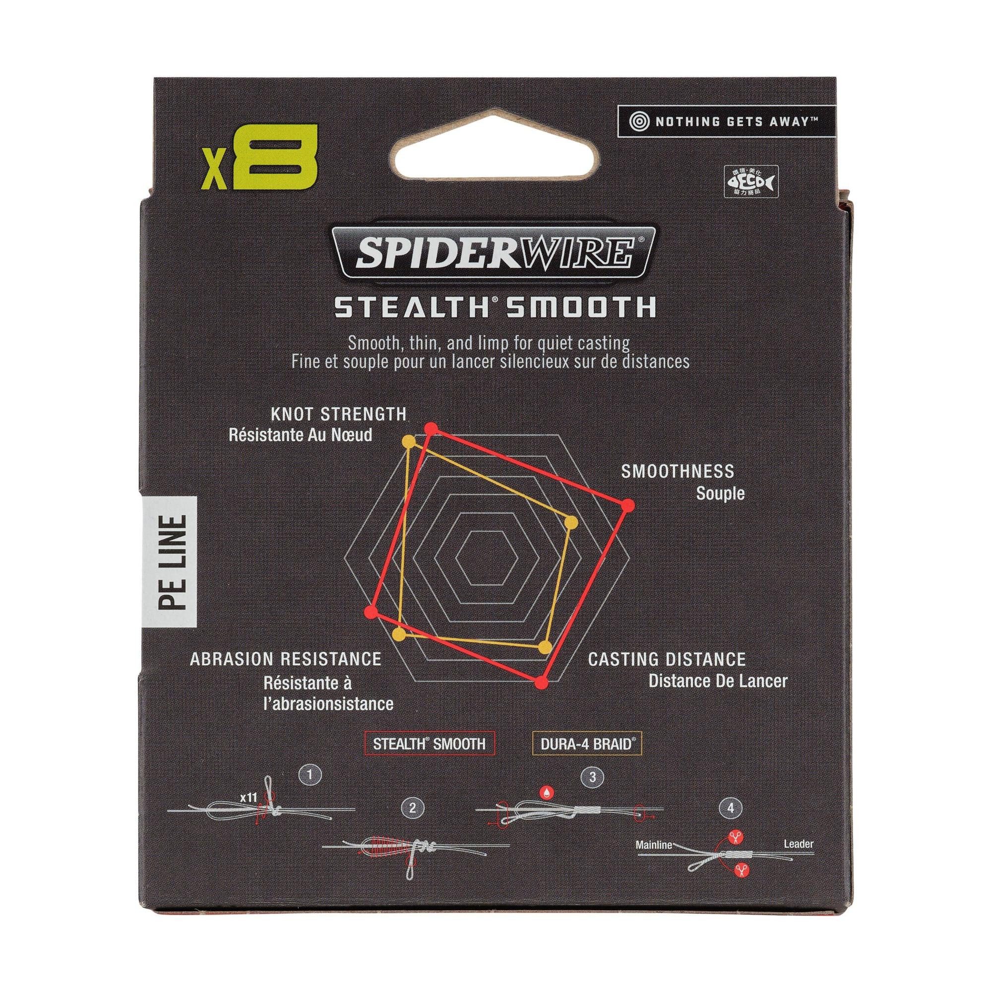 Spiderwire Angelschnur Spiderwire STEALTH SMOOTH 8 - 0.06mm - 150m geflochten ROT Schnur, 150 m Länge, 0,06 mm Fadendurchmesser