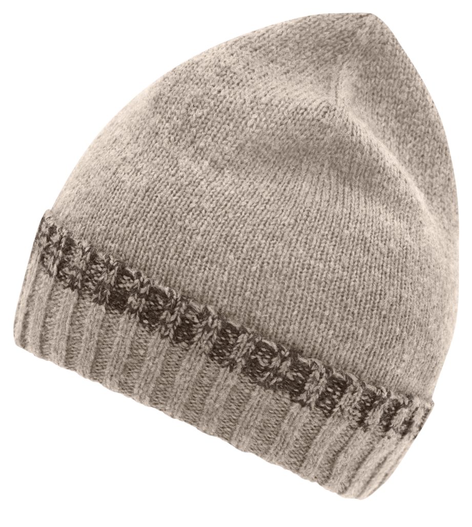 Myrtle Beach Strickmütze Traditional Beanie Melierte Strickmütze mit Krempe günstig online kaufen
