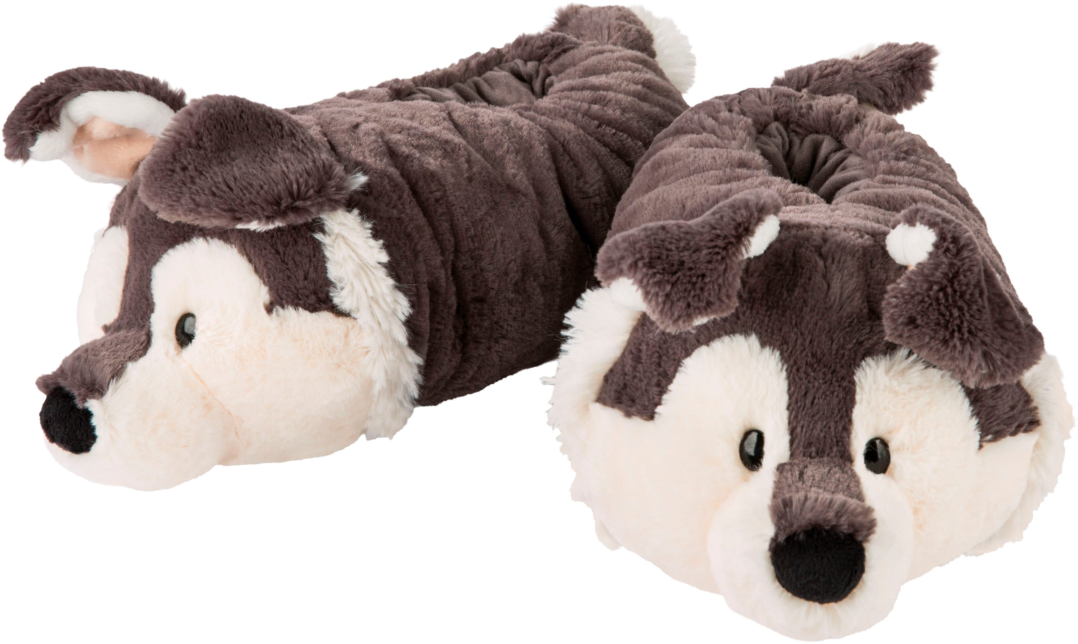 Nici Husky Swante figürlich, Größe 38-41 Plüsch Hausschuhe