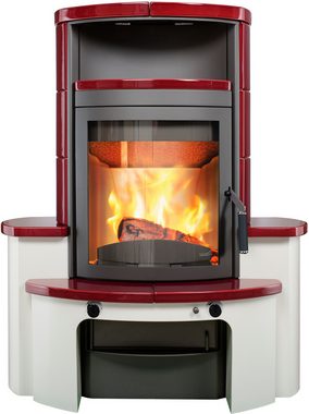 HARK Kaminofen Avenso GT ECOplus 8 KW, 8 kW, Dauerbrand, bordeaux-rot