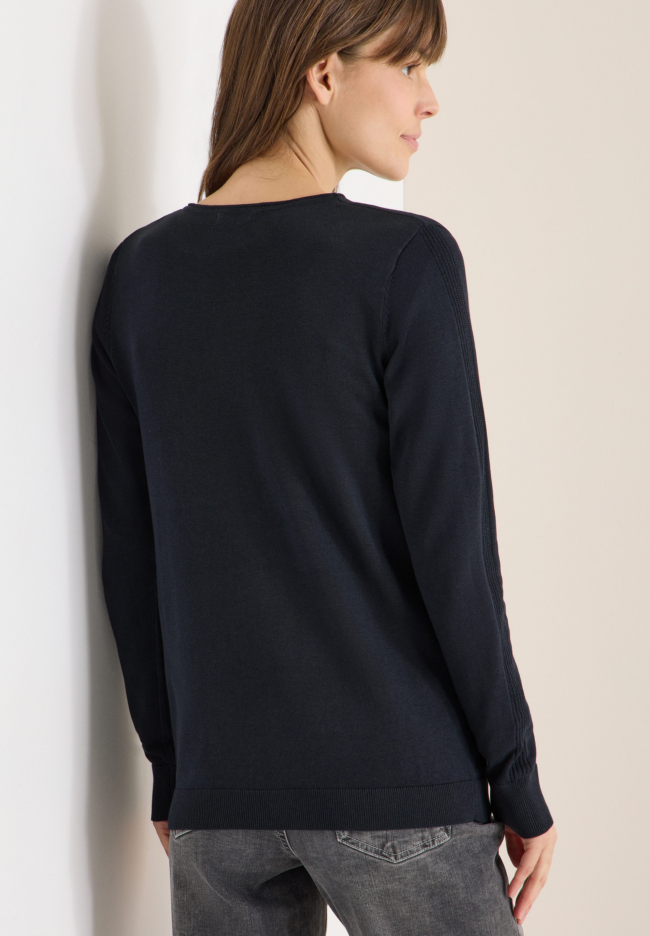 CECIL Strickpullover mit V-Ausschnitt günstig online kaufen