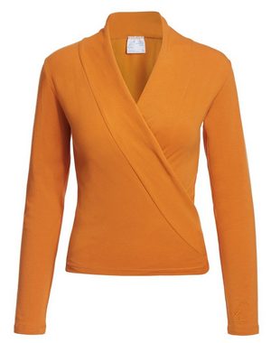 ESPARTO Yoga-Wickeljacke Wickelshirt Dhaara in Bio-Baumwolle variabel zu binden