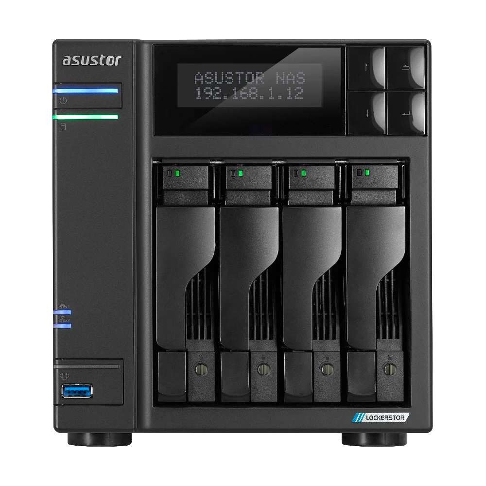 Asustor Asustor LOCKERSTOR 4 Gen2+ NAS Desktop Intel Celeron N5105 4 GB DDR4 NAS-Server