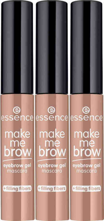 Essence Augenbrauen-Farbe make me BROW eyebrow gel mascara, 3-tlg.