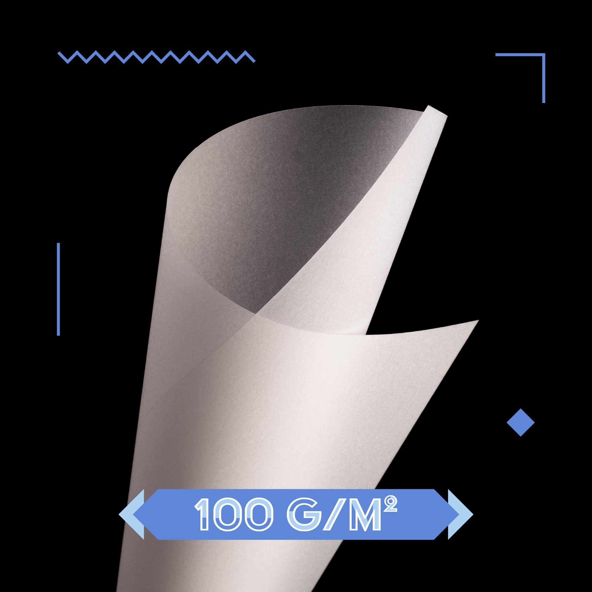 Transparentpapier Gecko – 5 Blatt DIN A4, 115 G/qm, Einseitig Bedruckt, Laser- Und Kopierfähig