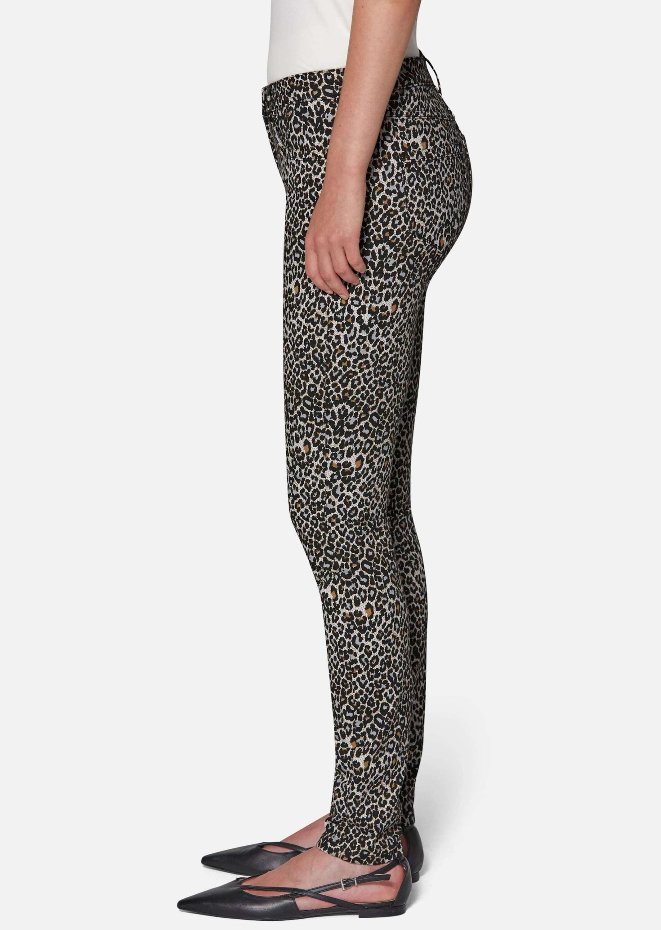 MADELEINE Gerade Jeans Jeans mit Leomuster