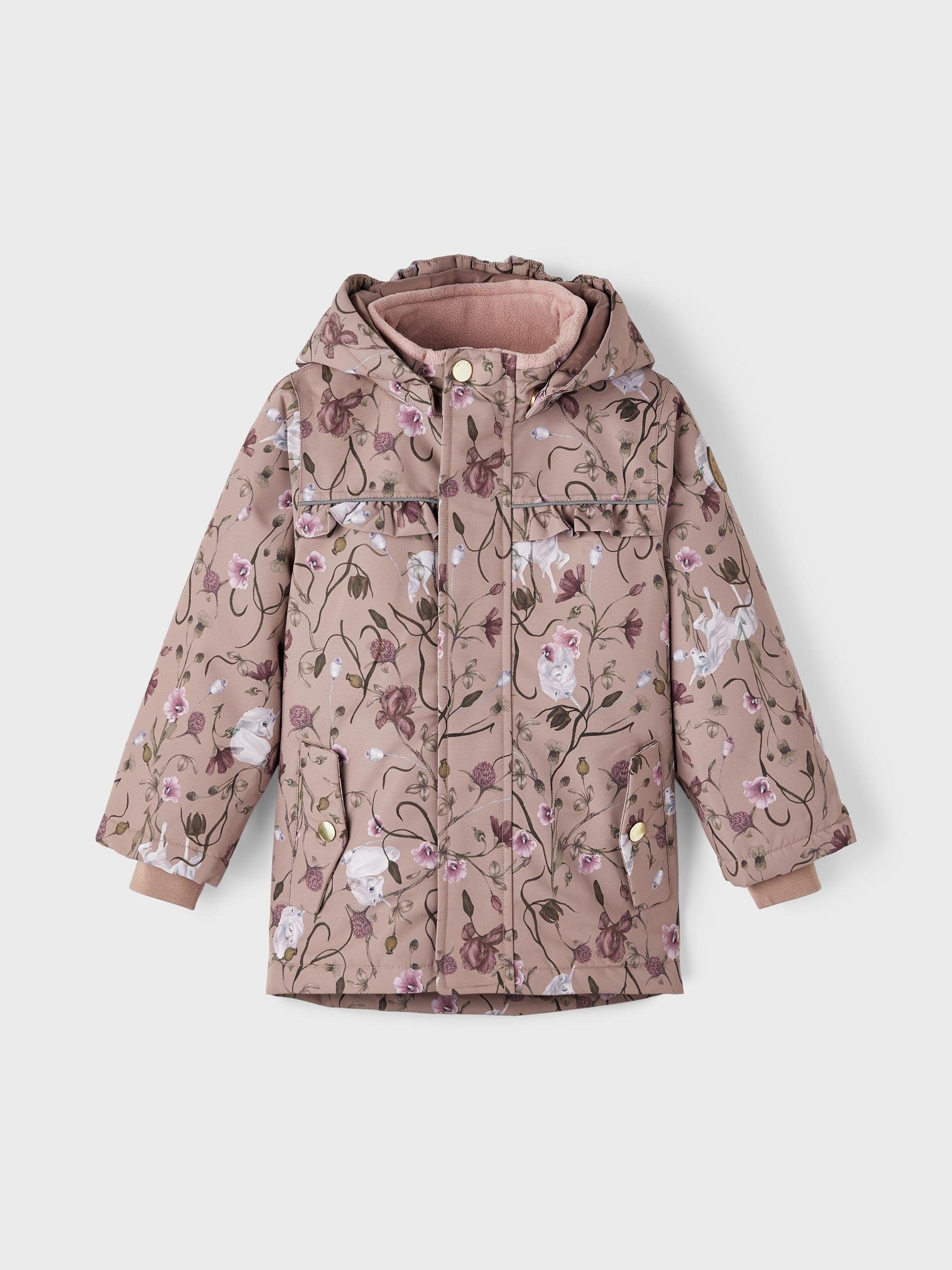 Name It Winterjacke NMFSNOW05 JACKET FLOWER UNICORN FO